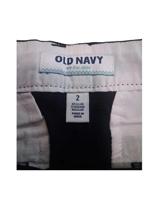 Old Navy Black Chino Shorts Womens Size 2 - Picture 3 of 8